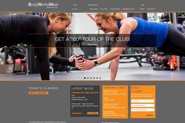 WordPress website example screenshot
