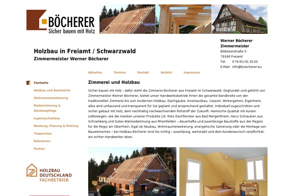 WordPress website example screenshot