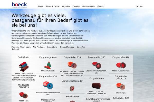 WordPress website example screenshot