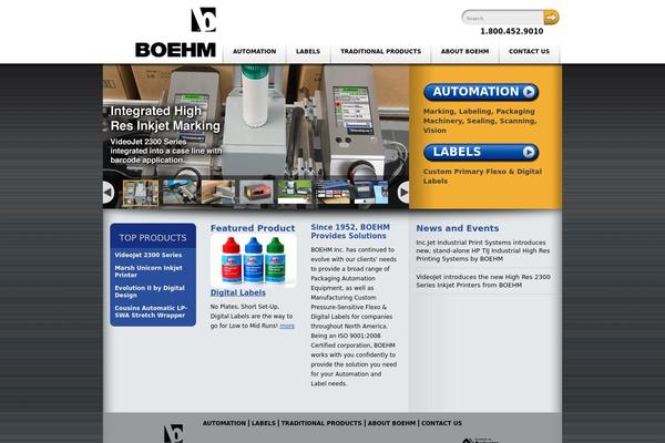 Boehm theme websites examples