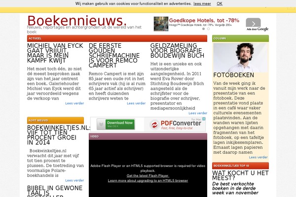 boekennieuws.nl site used Boekennieuws