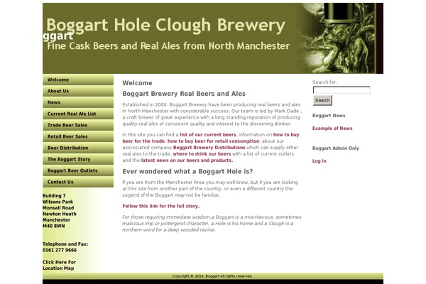boggart-brewery.co.uk site used Viral Mag