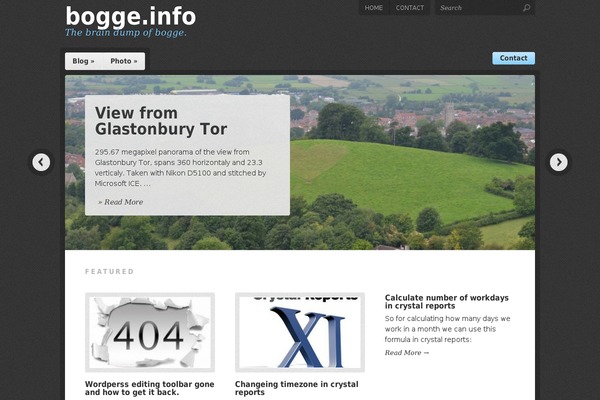 bogge.info site used Debut