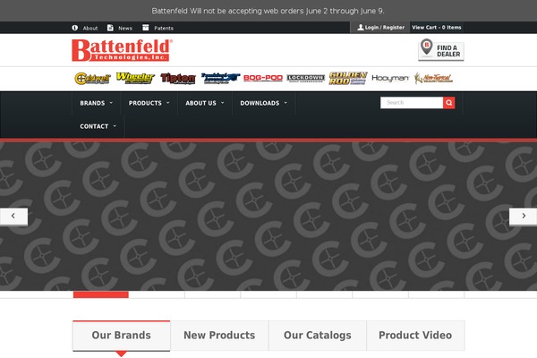Battenfeld theme site design template sample