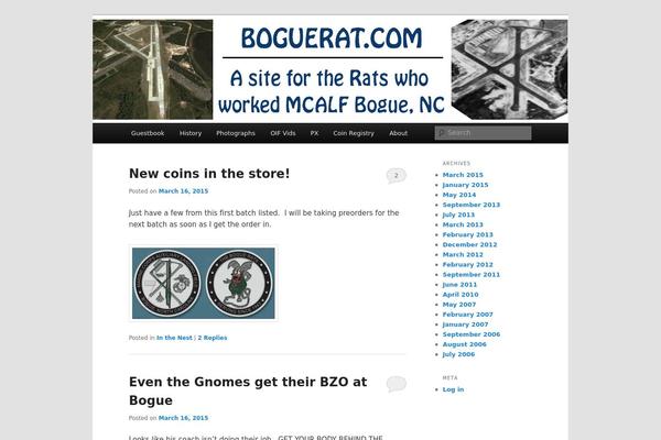 Twenty Eleven theme site design template sample