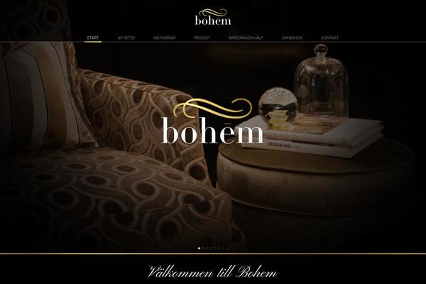 bohem theme websites examples