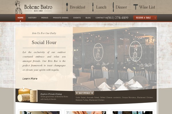 WordPress website example screenshot