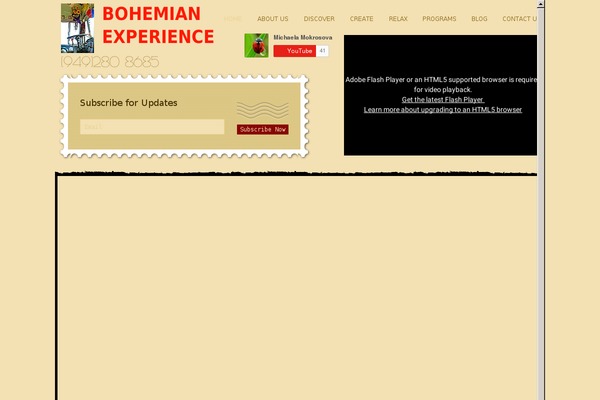 bohemianexperience.com site used Boheman