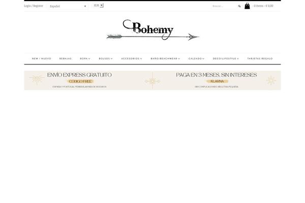 bohemy.com site used Fashion-child