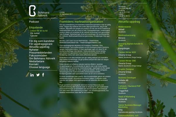 bohmans.com site used Bohmans