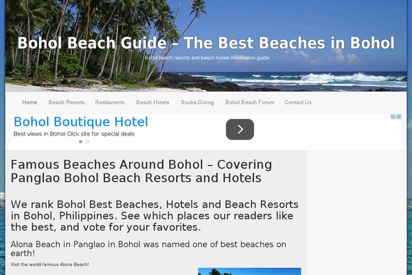 Travel Guide theme site design template sample