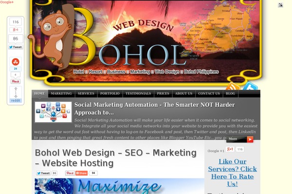 boholwebdesign.com site used Boholwebdesign