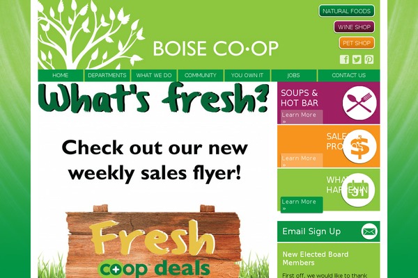 boise.coop site used Coop-natural-foods