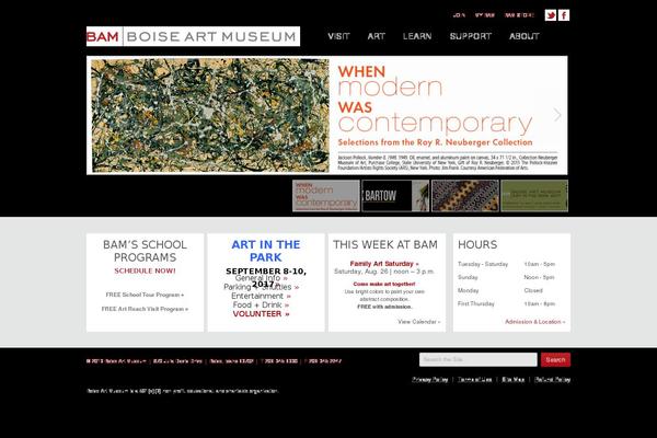 boiseartmuseum.org site used Boiseartmuseum