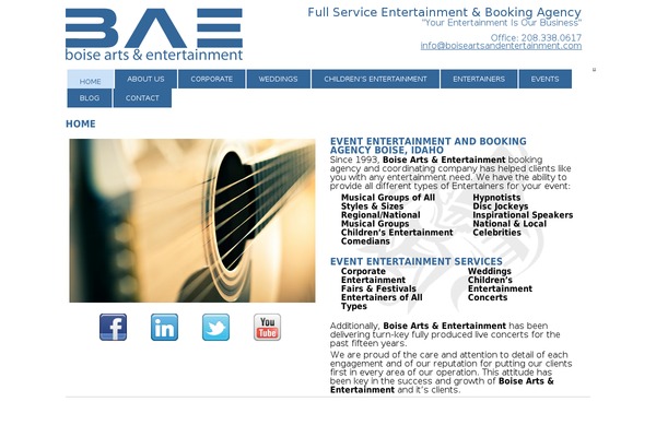 boiseartsandentertainment.com site used Customblank2011