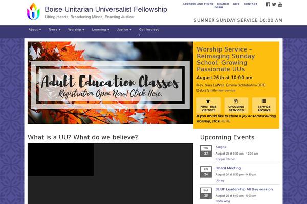 boiseuu.org site used Uua-congregation-child
