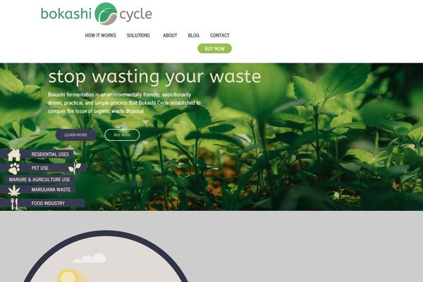 bokashicycle.com site used Bokashi-cycle
