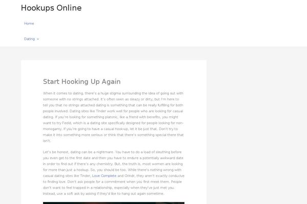 WordPress website example screenshot