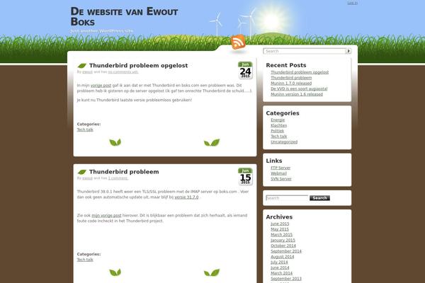 Grassland theme site design template sample