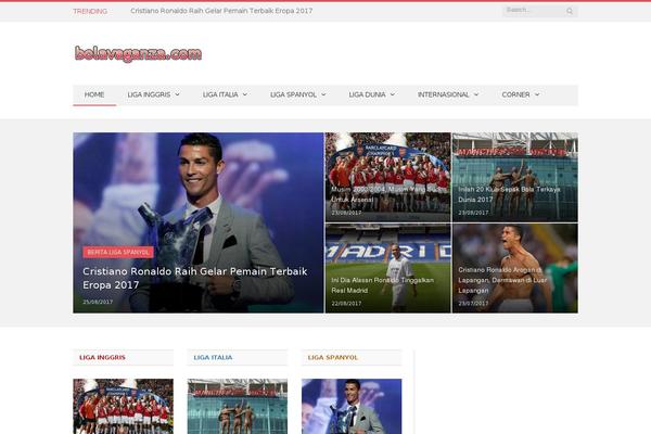 SmartMag theme site design template sample