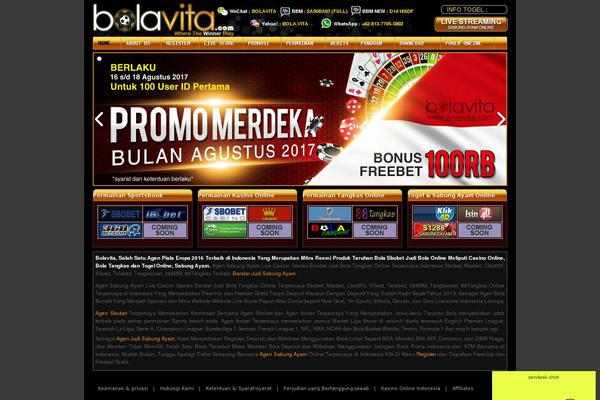 bolavita.com site used Xing