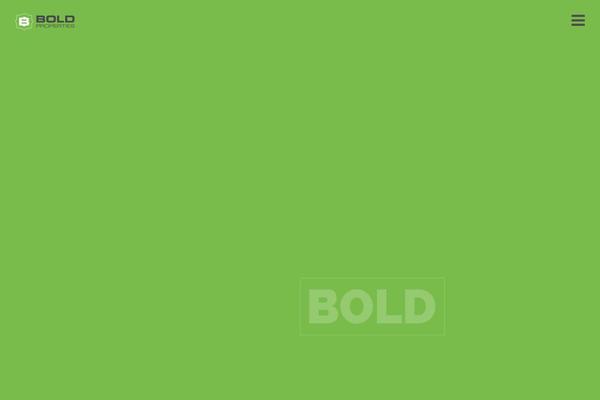 Bold theme site design template sample