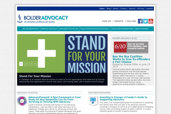 bolderadvocacy.com site used Bolder-advocacy
