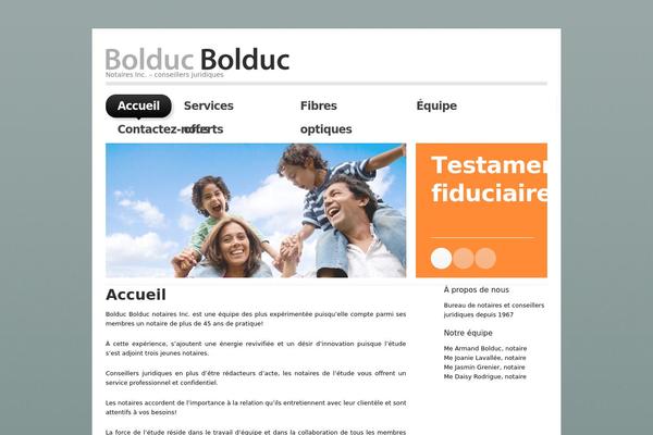 bolducbolduc.ca site used Theme1140