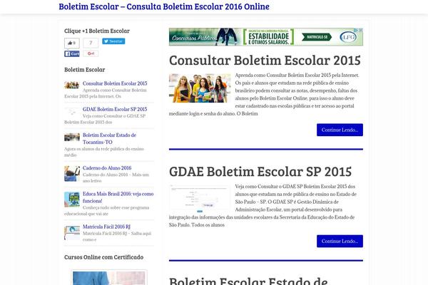 boletimonline.net site used Boletimescolar