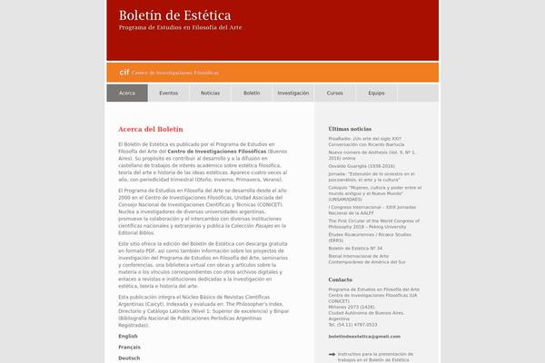 boletindeestetica.com.ar site used Boletin