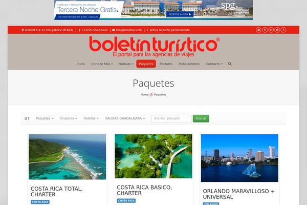 boletinturistico.com site used Boletin