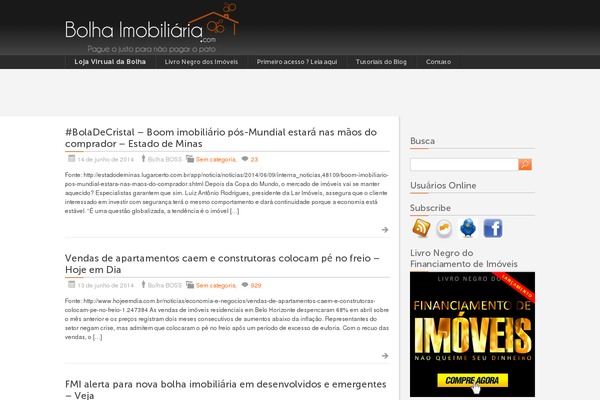 bolhaimobiliaria.com site used Constructions