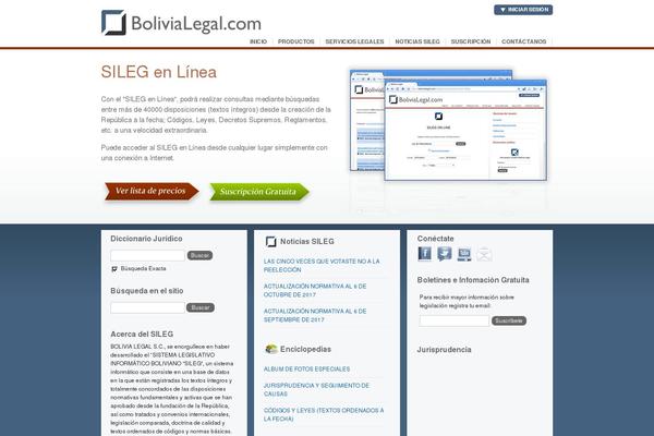 bolivialegal.com site used Bolivialegal
