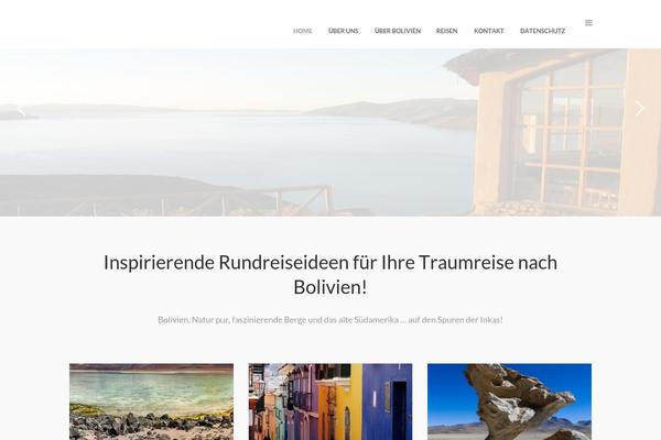 Voyagewp theme site design template sample