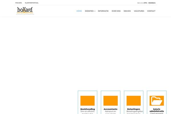 Accountant theme site design template sample