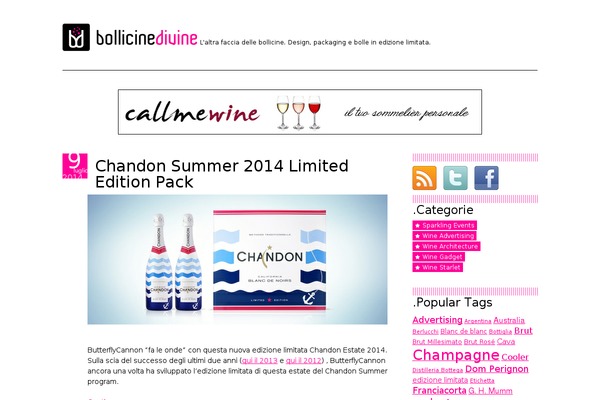 bollicinedivine.it site used Bollicinedivine