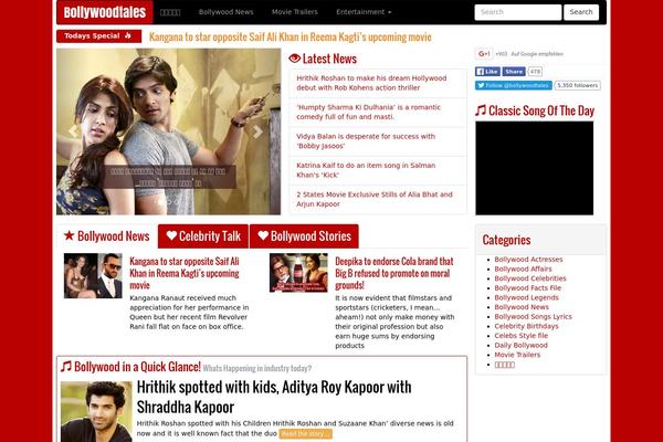 bollywoodtales.com site used Bollywoodtales