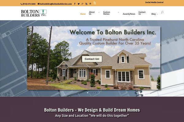 Divi theme site design template sample
