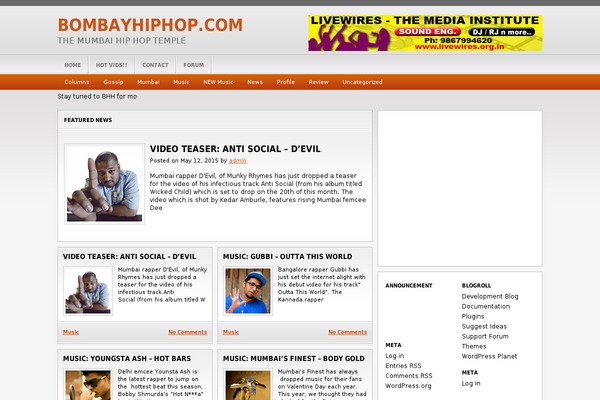 bombayhiphop.com site used Emperor