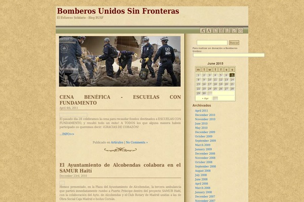 bomberosunidos.org site used Jakarta