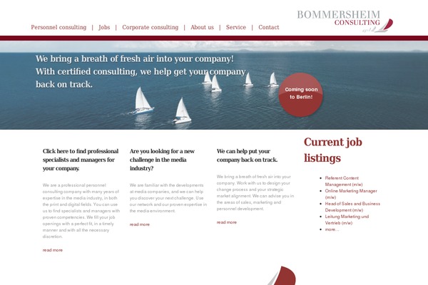 bommersheimconsulting.com site used Bommersheim-2018