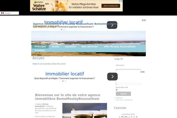 bomomoulaybousselham.com site used Bomotheme