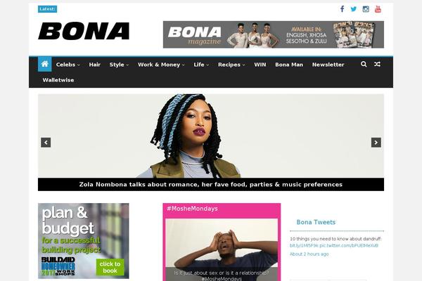 bona.co.za site used Bona