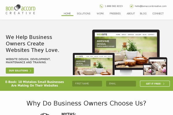 bonaccordcreative.com site used Bon-accord-creative