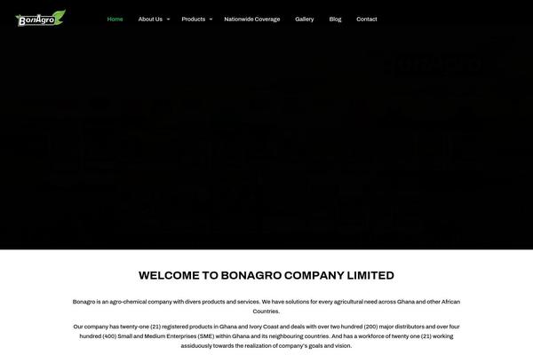 WordPress website example screenshot