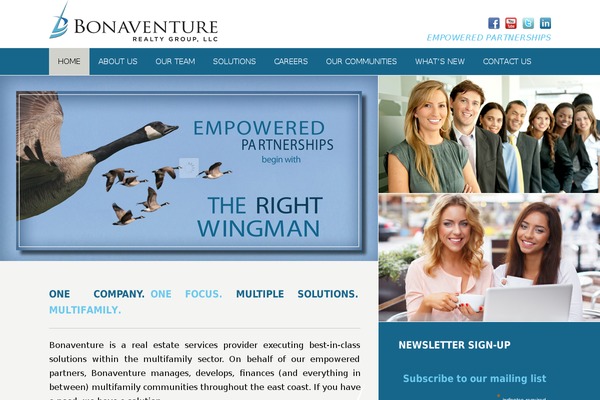 bonaventure.com site used Bonaventure2