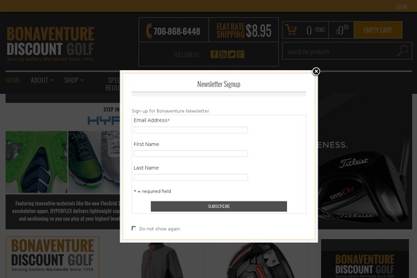 bonaventurediscountgolf.com site used Bazar.2018