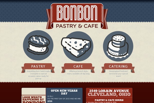 Bonbon theme site design template sample
