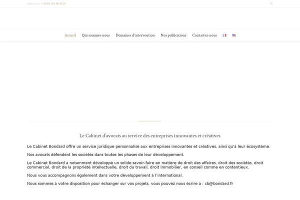 bondard.fr site used Lawyers Attorneys