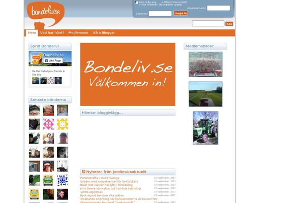 bondeliv.se site used Bondelivbuddypress